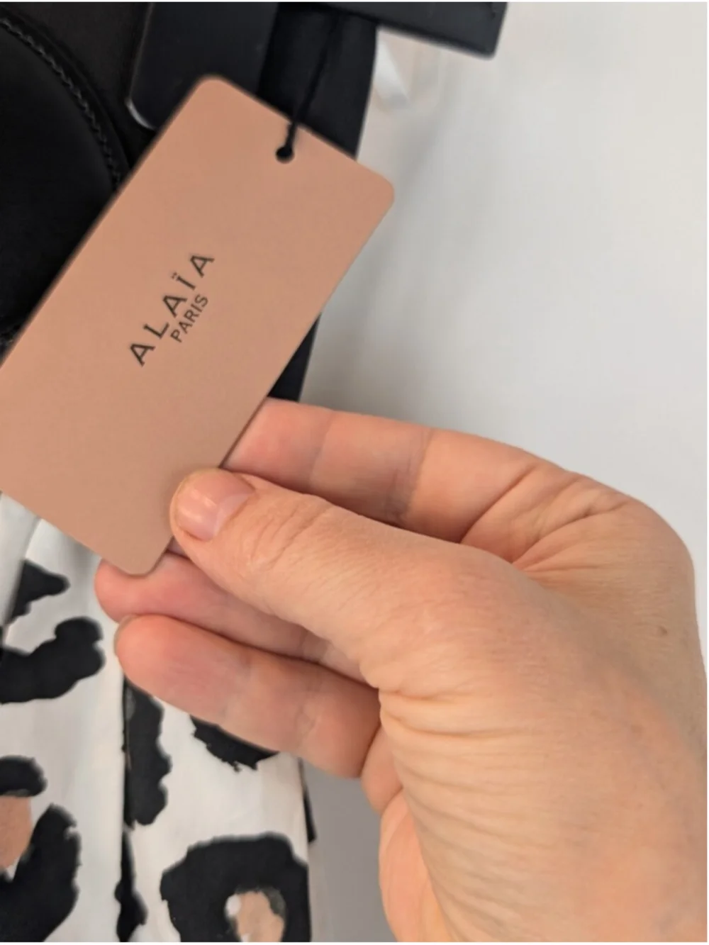 Alaïa White Leopard-Print Circle Skirt